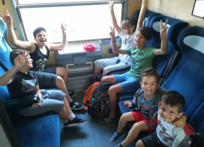Екскурзия до пещера Леденика - ентусиазъм във влака